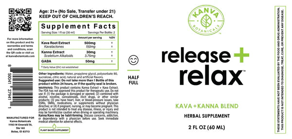 Kanva Release + Relax Extract Shot