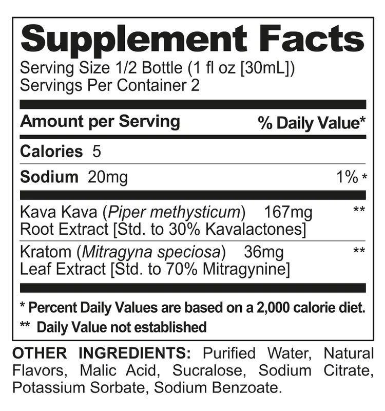 Vybe 9 Kava + Mitragynine Shot