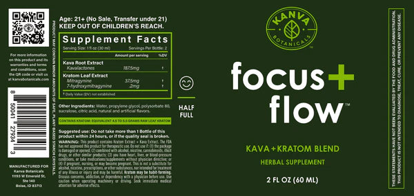 Kanva Focus + Flow Extract Shot