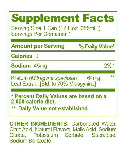 Mitra 9 Mitragynine Seltzer